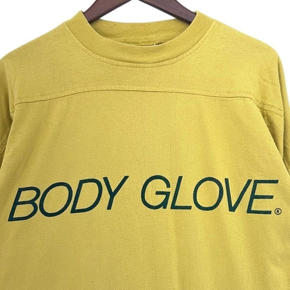 Body Glove Other - VTG 1991 Body Glove T-Shirt Yellow Logo BAGGY Oversized Surf Skate 90s Turkey